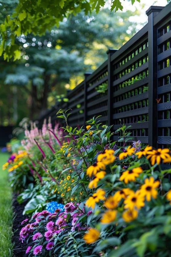 Landscaping Ideas For Along The Fence The Unlikely Hostess