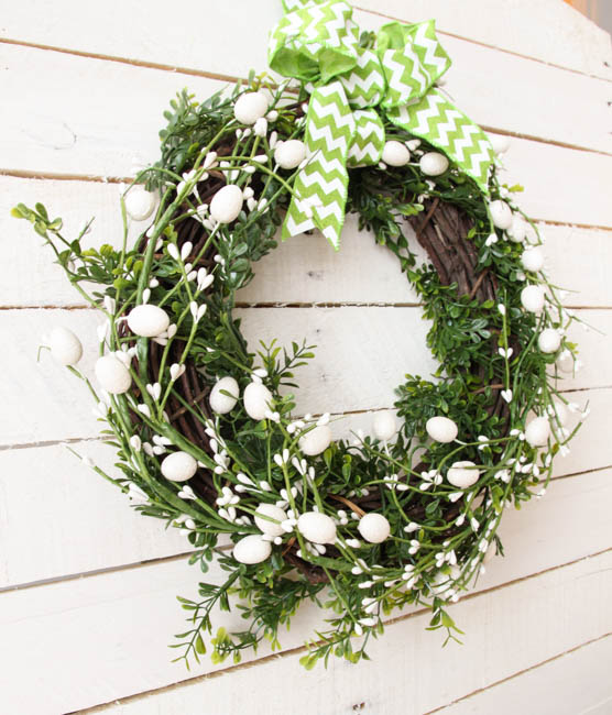 spring decor idea wreath