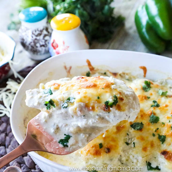 green chili chicken bake