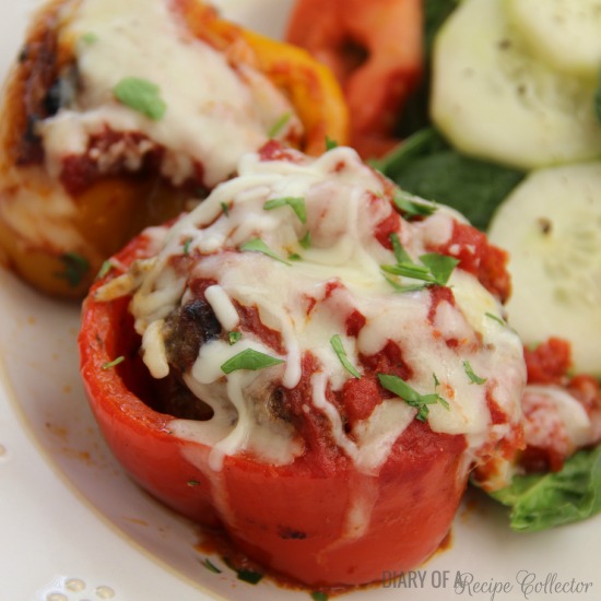 stuffed pepper low carb dinner recipe