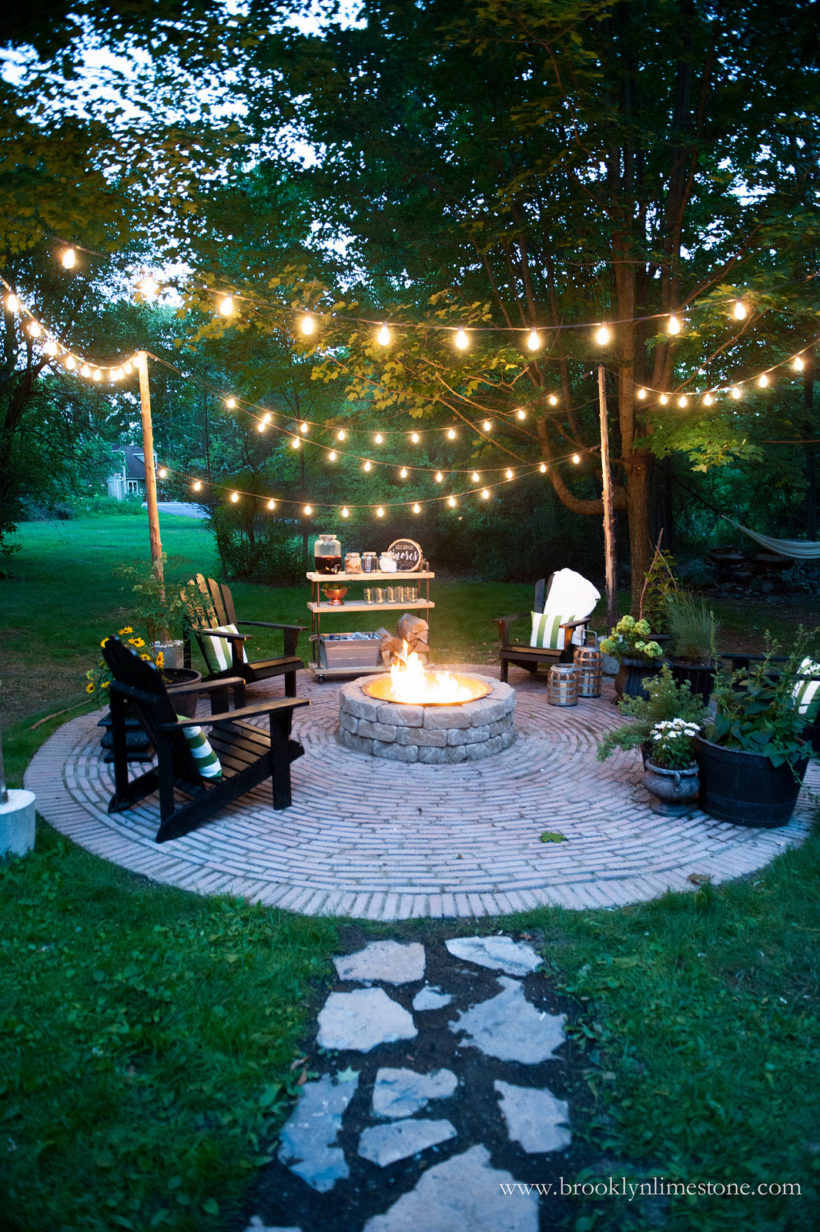 firepit outdoor decor idea