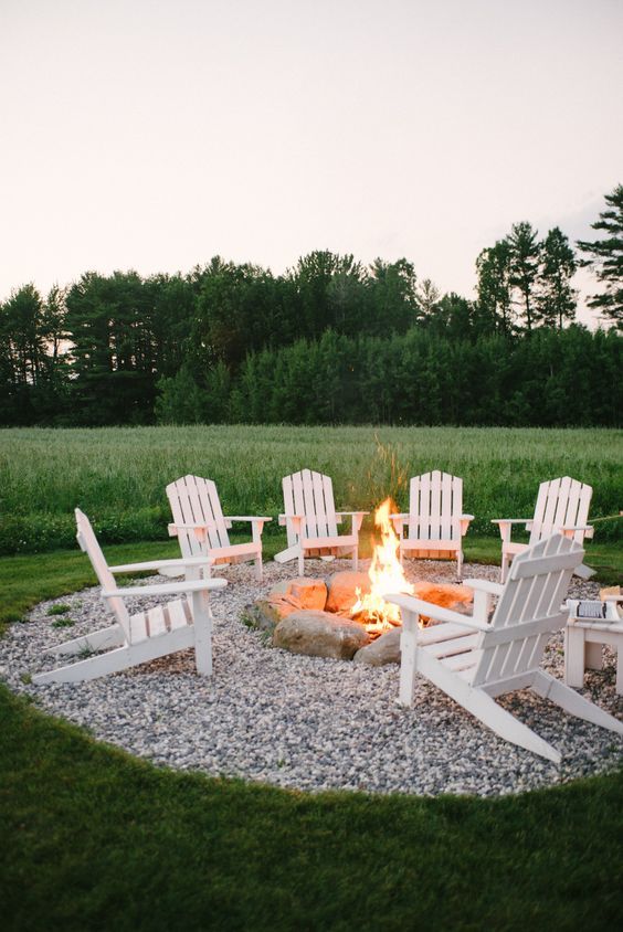 firepit outdoor decor idea