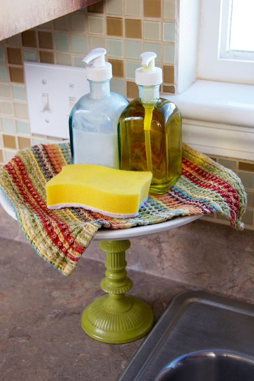 kitchen organization soap stand
