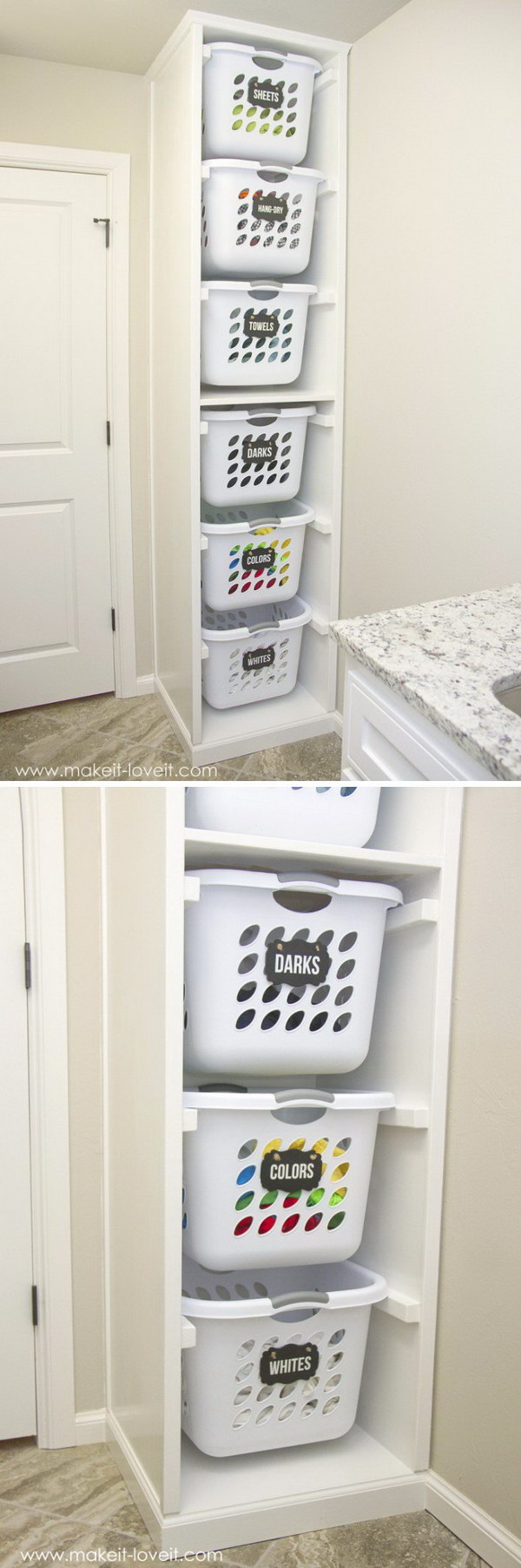 laundry room cabinet idea