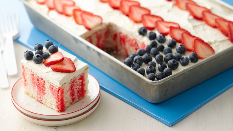4th of July Flag Cake