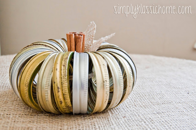 fall decor ideas DIY pumpkin