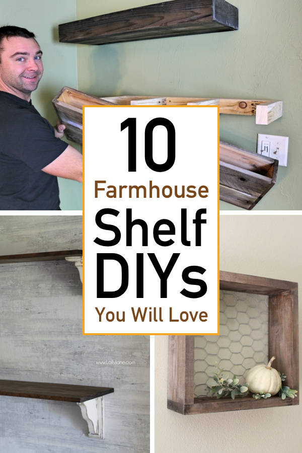 10 Stunning Farmhouse Shelves The, Farmhouse Shelving Unit