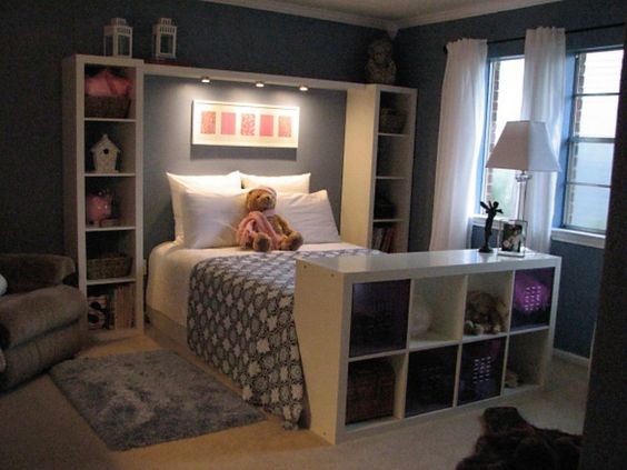 10 Genius Small Bedroom Organization Ideas - The Unlikely Hostess