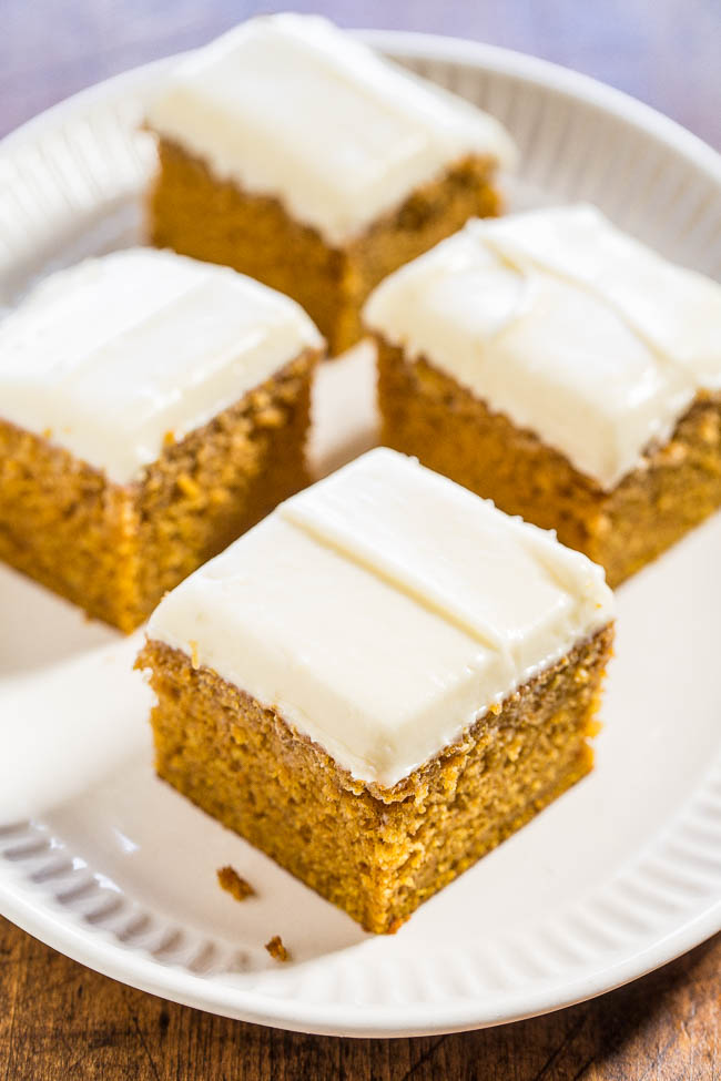 pumpkin spice bar recipe