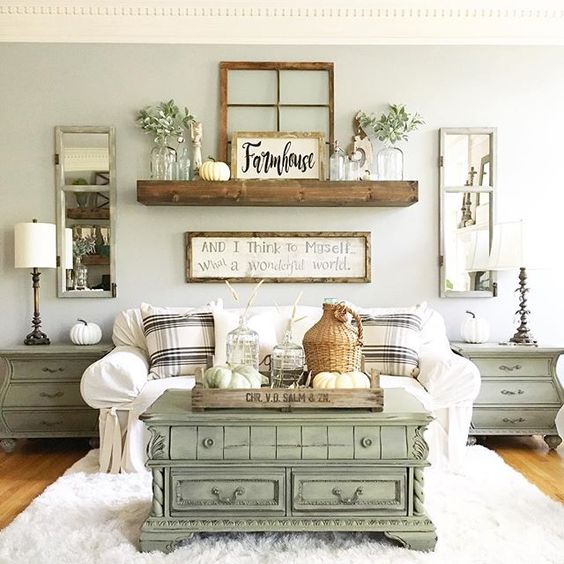 15 Gorgeous Farmhouse Decor Ideas For Your Living Room The