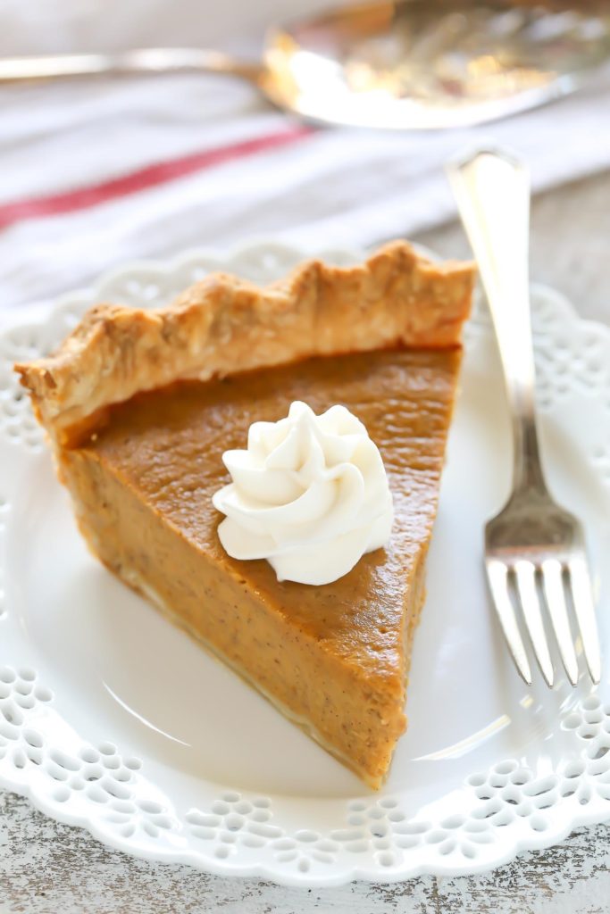 Thanksgiving Recipe For Pumpkin Pie