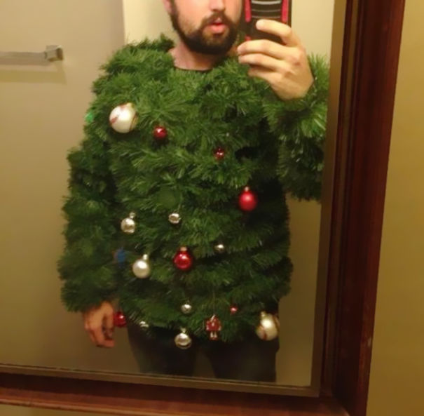 ugly Christmas sweater idea
