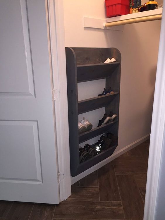 shoe organization for small space
