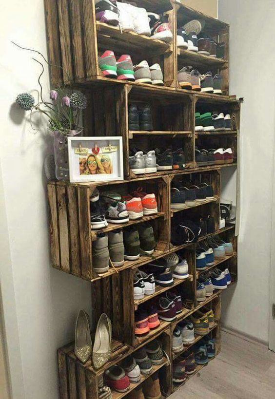 crate shoe organizer