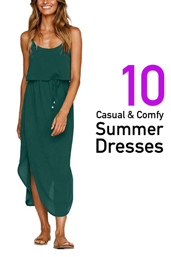 teal summer dress