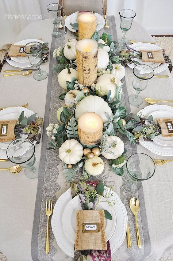 10 Beautiful Decoration Ideas For Thanksgiving Tables - The Unlikely ...