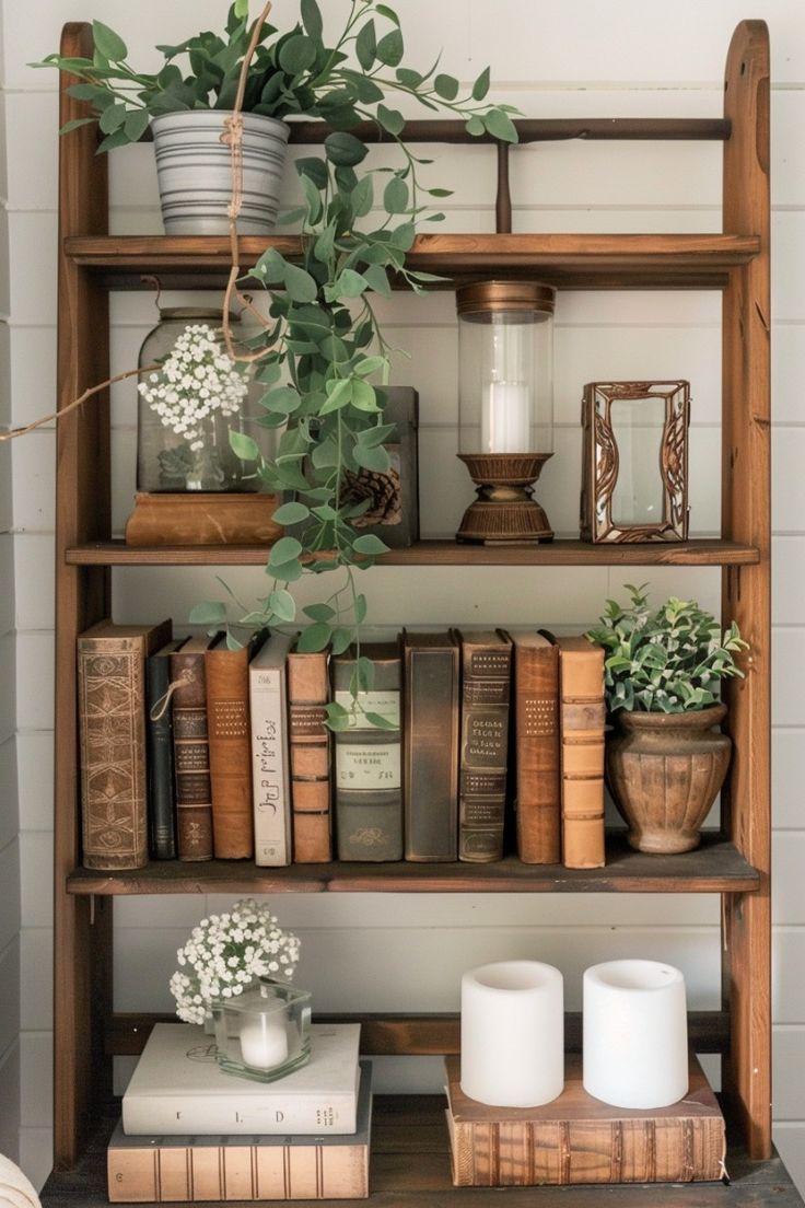 20 Farmhouse Shelf Decor Ideas - How To Style Them Like A Pro - The ...