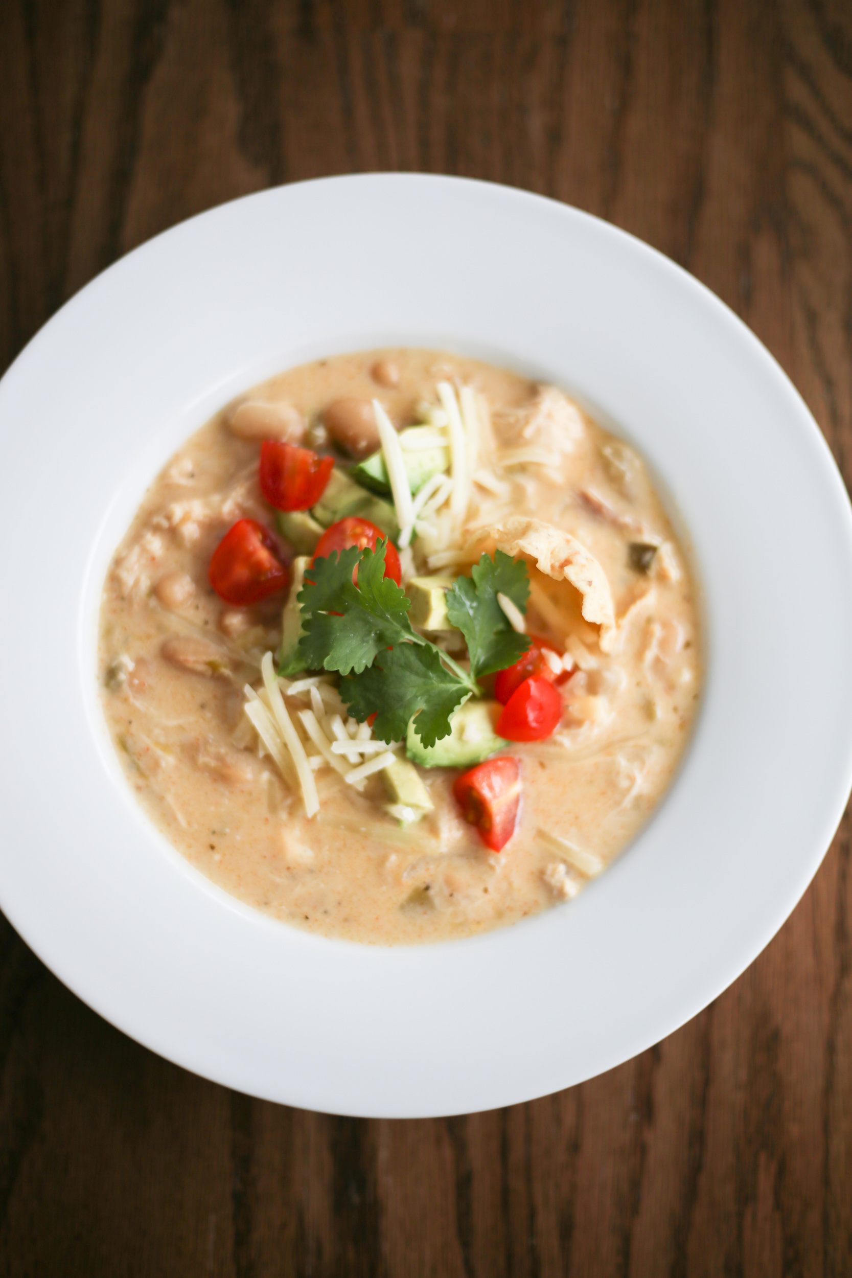 Easy Rotisserie White Chicken Chili | The Unlikely Hostess