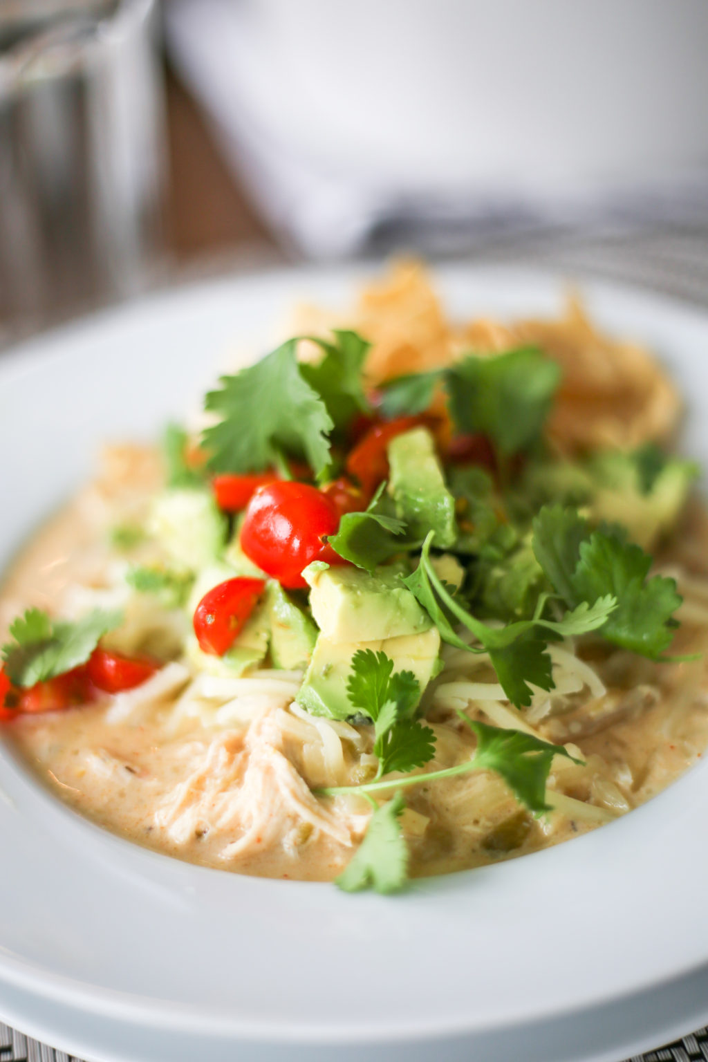 Easy Rotisserie White Chicken Chili - The Unlikely Hostess