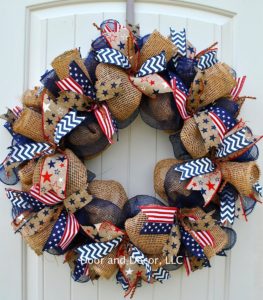 12 Star Spangled 4th Of July Wreath Ideas - The Unlikely Hostess