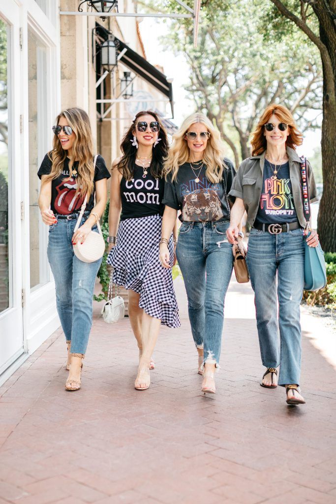 graphic tees for women outfit ideas