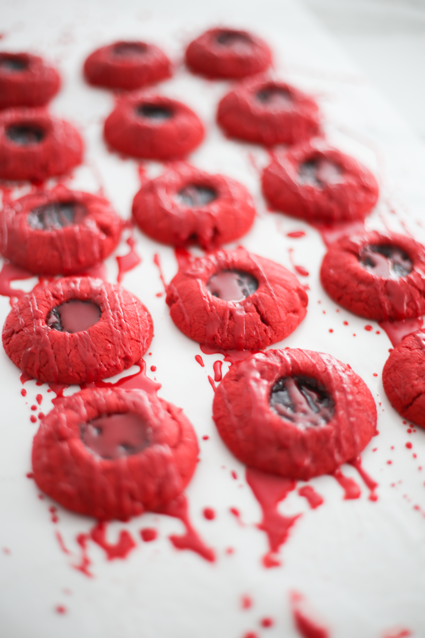 To Die For Vampire Shortbread Halloween Cookies - The Unlikely Hostess