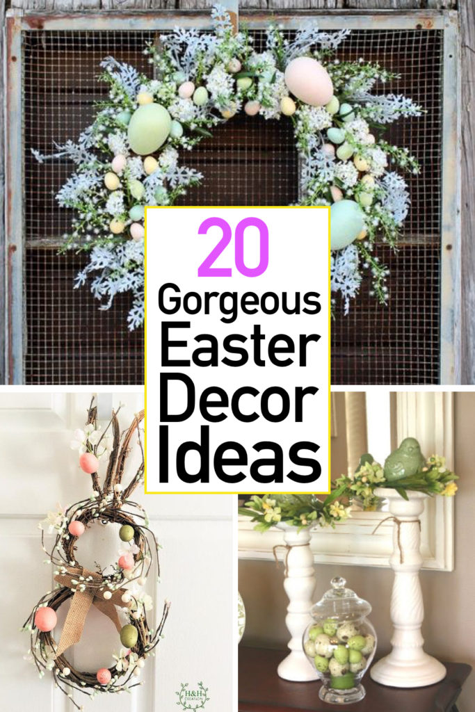 20 Rustic Easter Decorations to Try This Year - Farmhouse Easter Decor