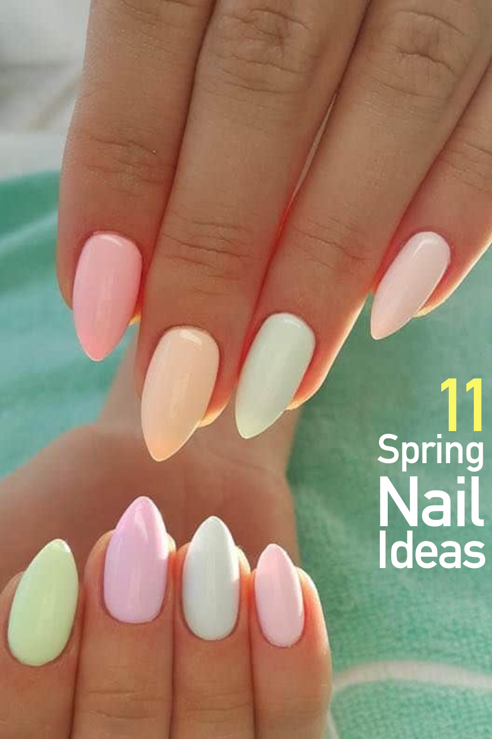 spring nails pinterest