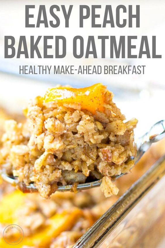 Recipe For Baked Oatmeal