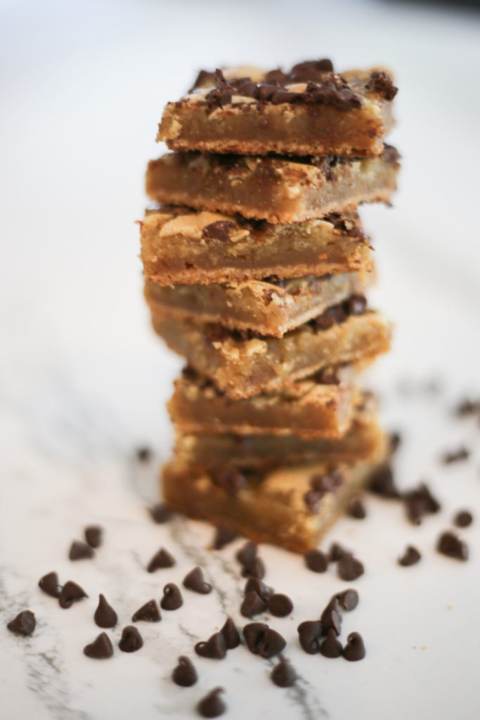 chocolate chip blondies brownies recipe