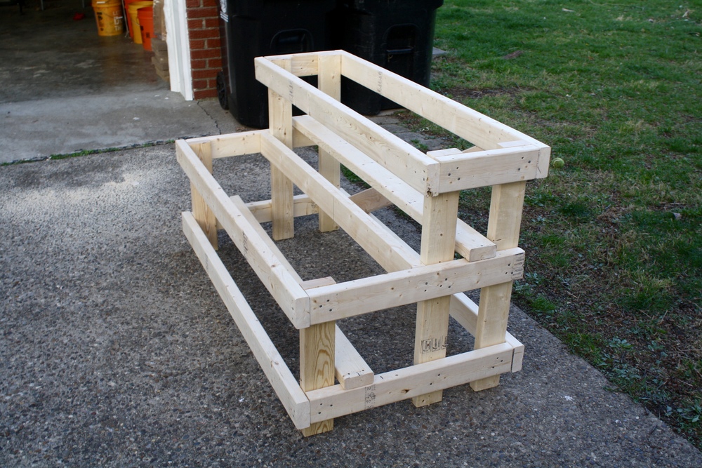 container gardening stand.