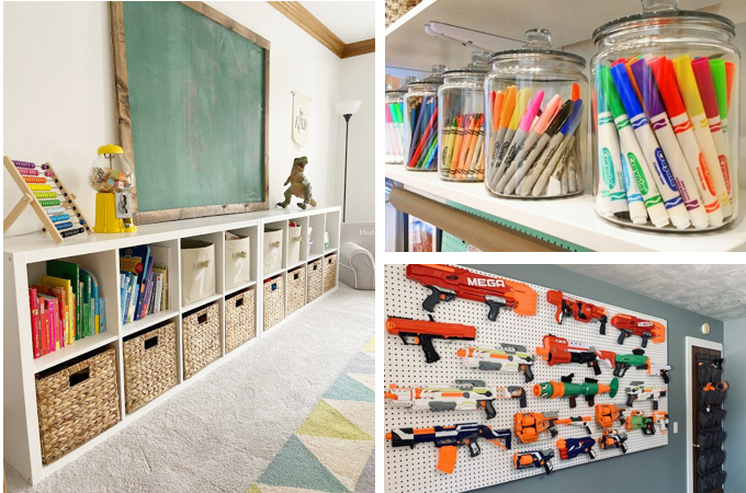 15 stylish toy storage solutions : embrace the mess!