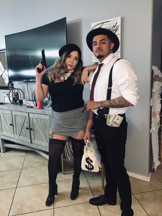 bonnie and clyde halloween costume for couples