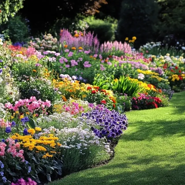 flower garden design idea