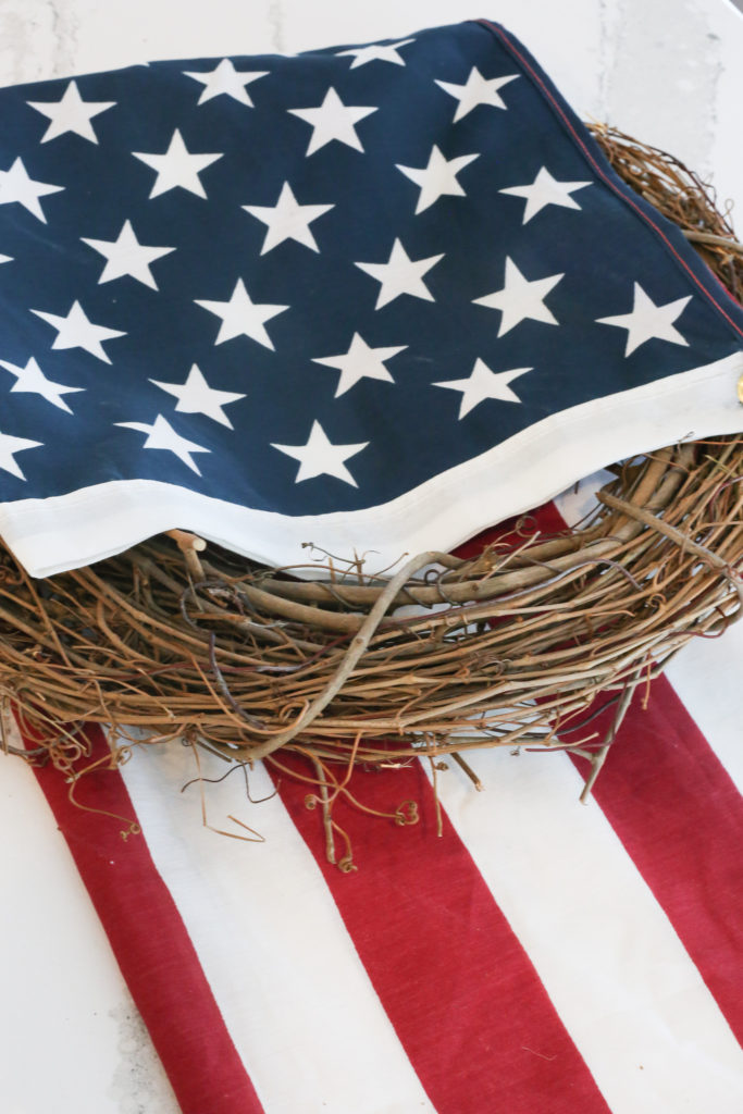 4th of July Flag Wreath 