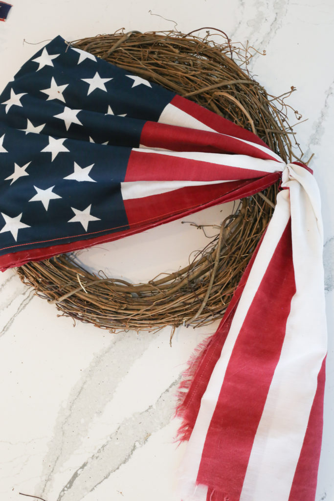 4th of July Flag Wreath