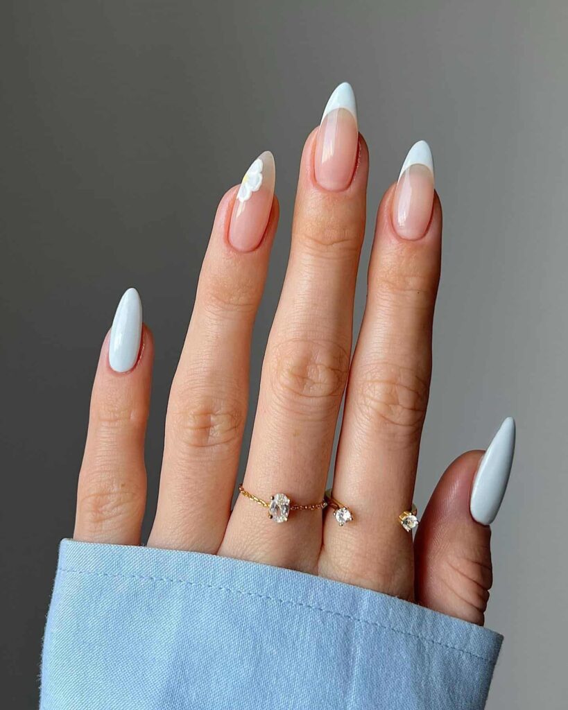 french tip nails