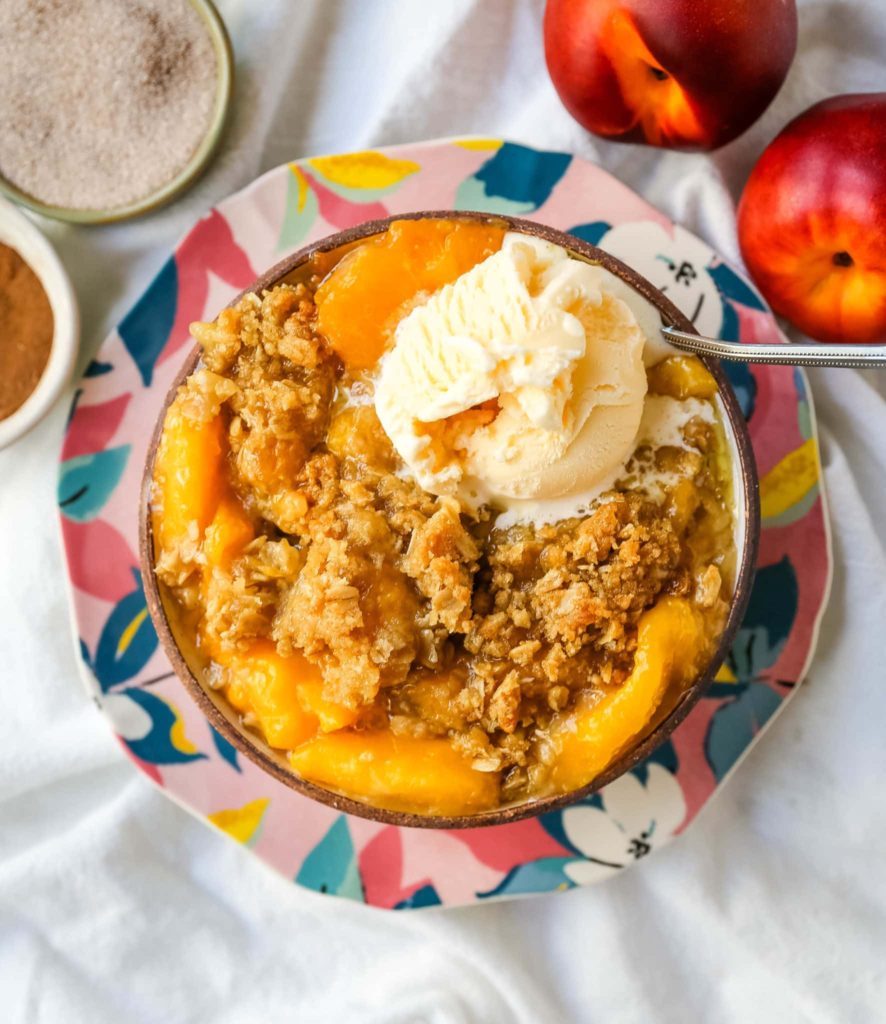 peach crisp recipe