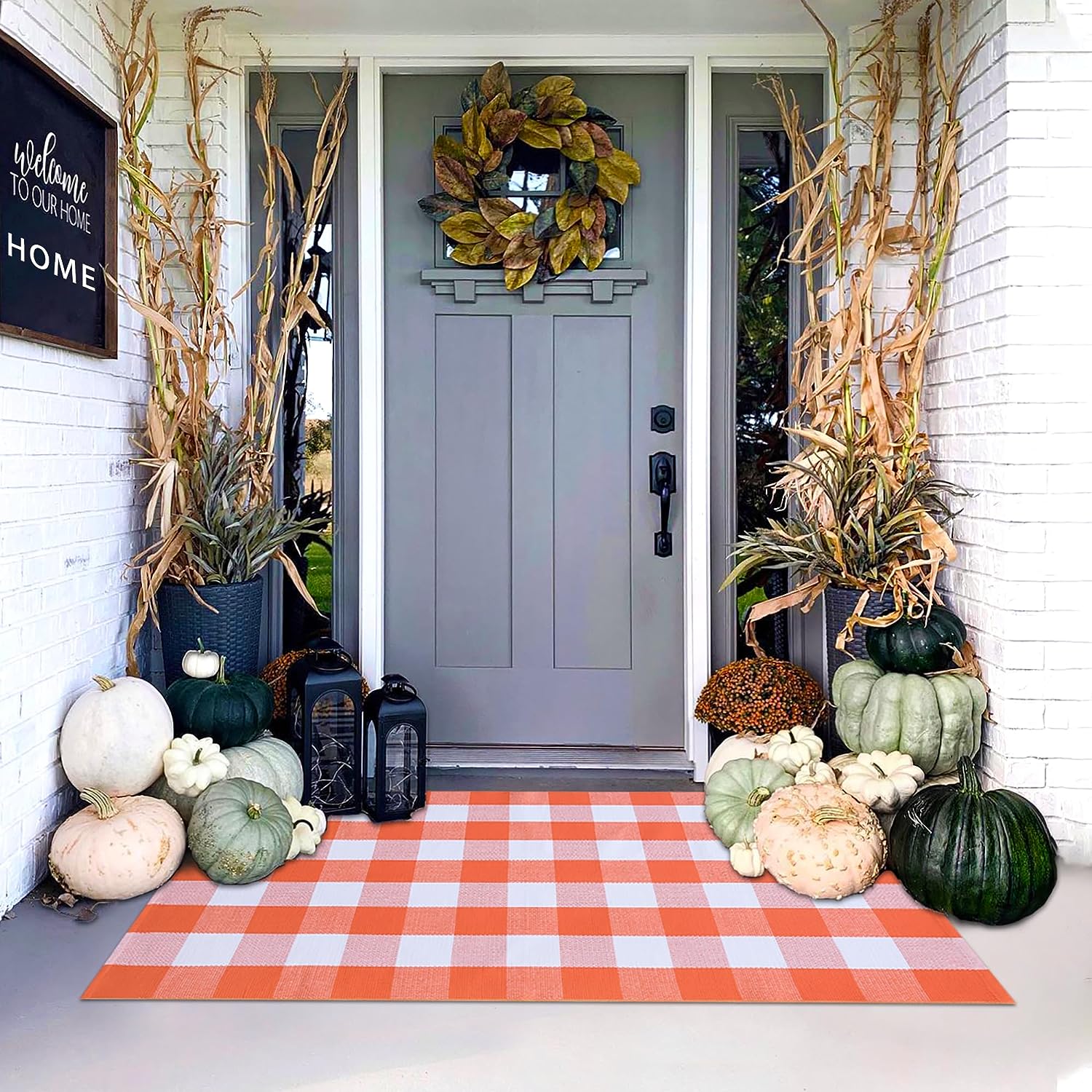 30 Cozy Fall Front Porch Decor Ideas - The Unlikely Hostess