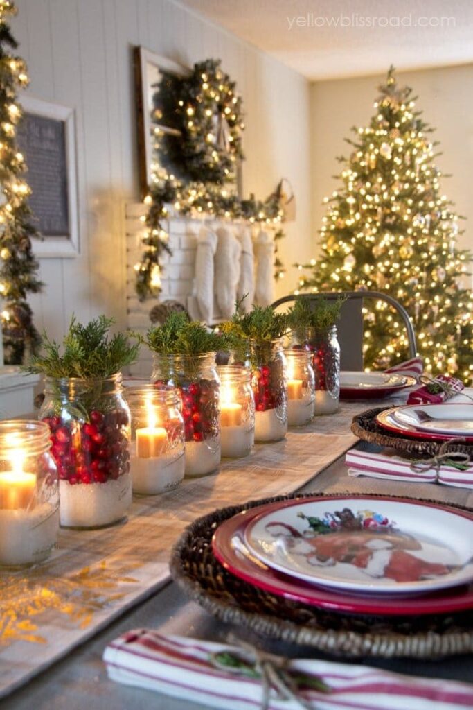 Christmas Table Setting