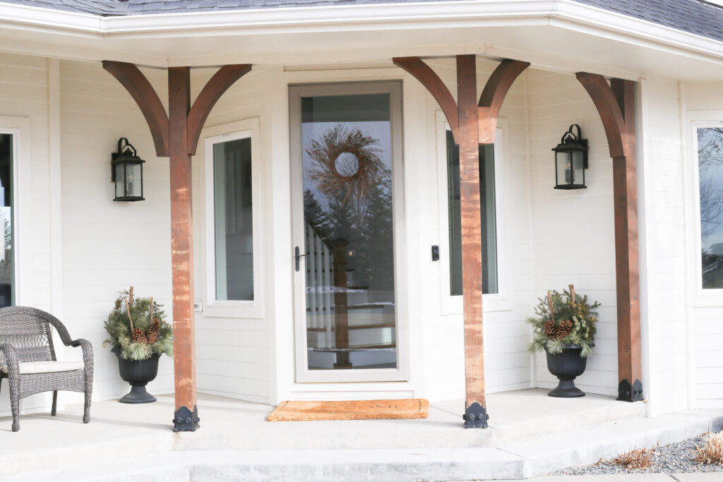 front porch winter decor ideas