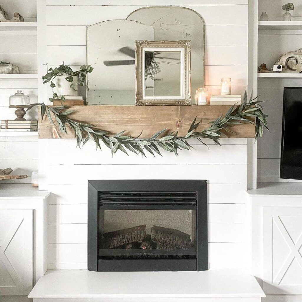 mantel decorating idea