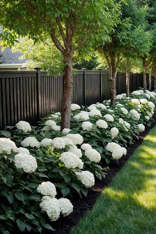 25 Landscaping Ideas For Along The Fence - The Unlikely Hostess