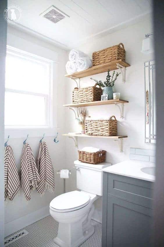 bathroom organization idea