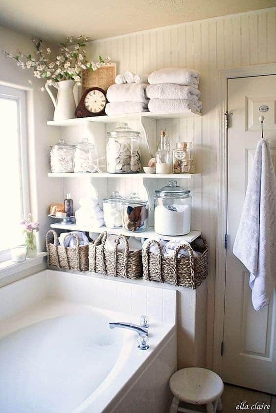 Bathroom Organization Idea