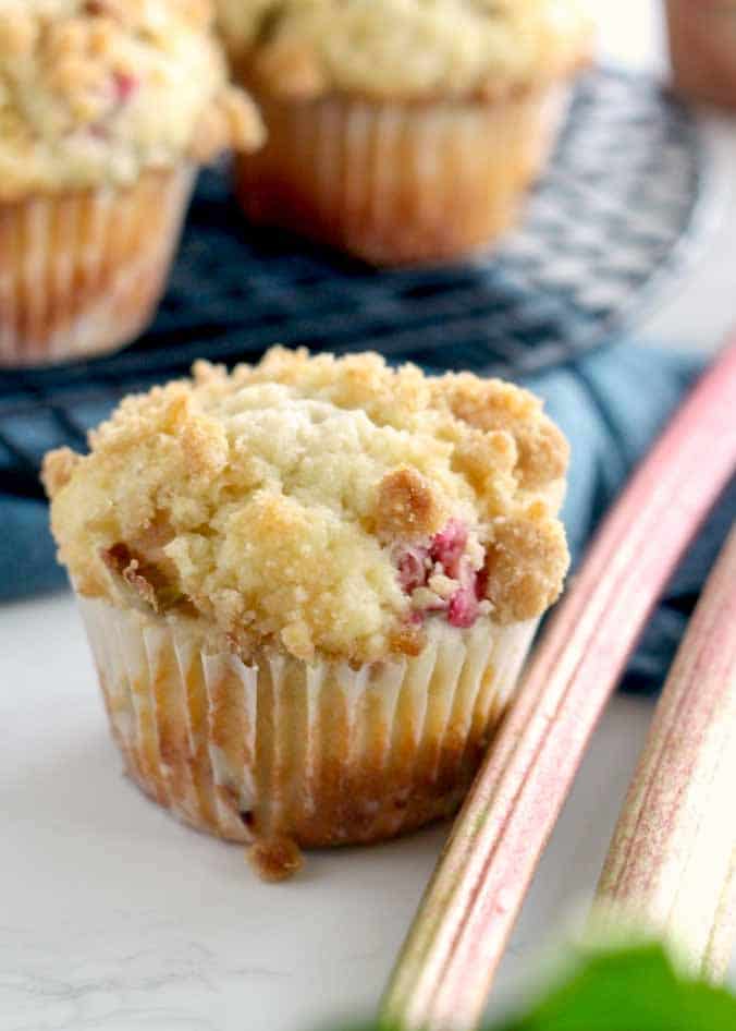 rhubarb muffins recipe