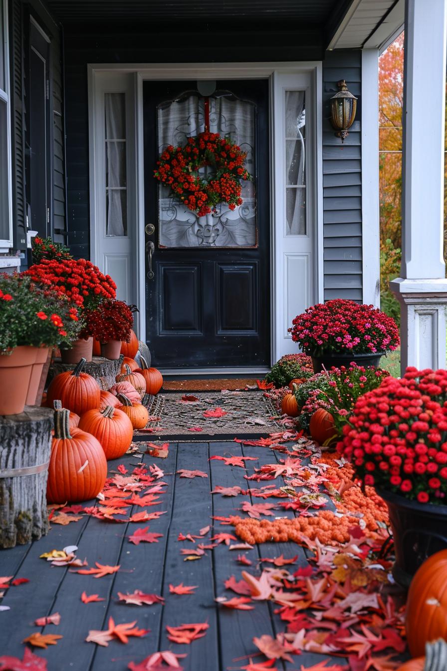 30 Cozy Fall Front Porch Decor Ideas - The Unlikely Hostess