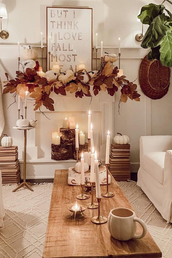 fall mantle decor ideas
