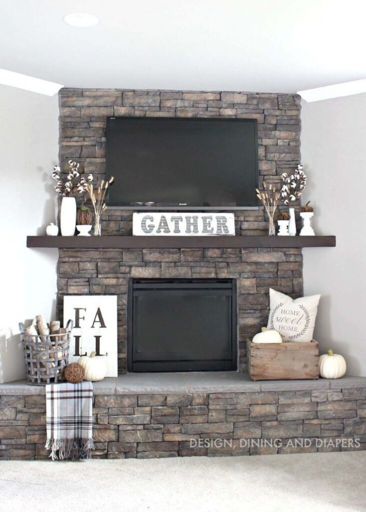 fireplace decor