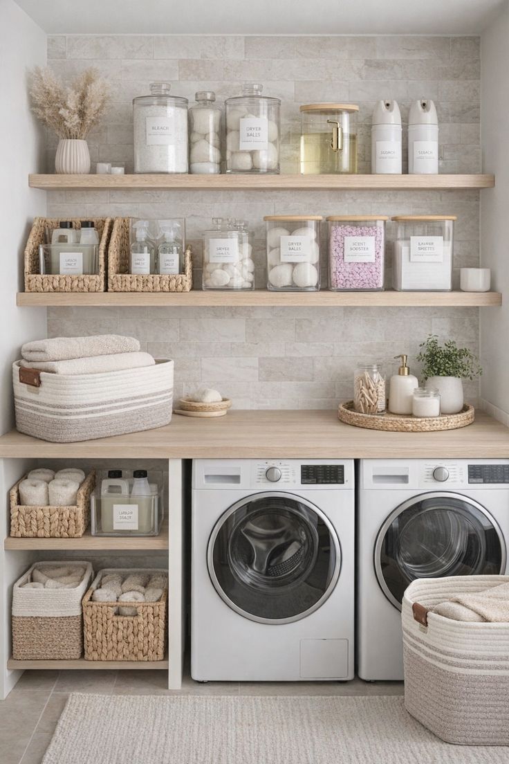laundry room organization